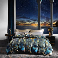 HKM-415571 Three-Dimensional All-Season Down Quilt with 95% Cashmere and White Goose Down Filling