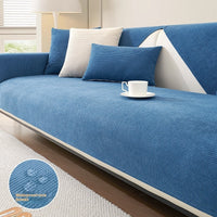 HKM-415635 Universal Non-Slip Checkered Sofa Cover and Anti-Scratching Dust Protector