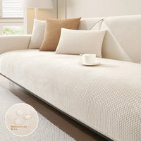 HKM-415635 Universal Non-Slip Checkered Sofa Cover and Anti-Scratching Dust Protector