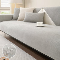 HKM-415635 Universal Non-Slip Checkered Sofa Cover and Anti-Scratching Dust Protector