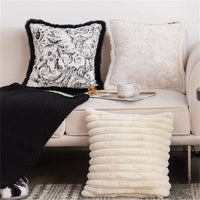 HKM-415699 Jacquard Lumbar Support Pillow Cover - Square Cushion Case 45x45CM/30x50CM