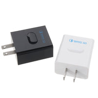 HKM-415763 QC 3.0 Fast Charging Wall Mobile Phone Charger Adapter, US Plug, Compact Design