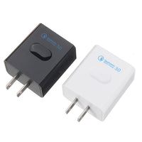 HKM-415763 QC 3.0 Fast Charging Wall Mobile Phone Charger Adapter, US Plug, Compact Design