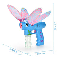 HKM-415827 Butterfly Bubble Maker with Music and Light for Outdoor Play - Ages 2-4