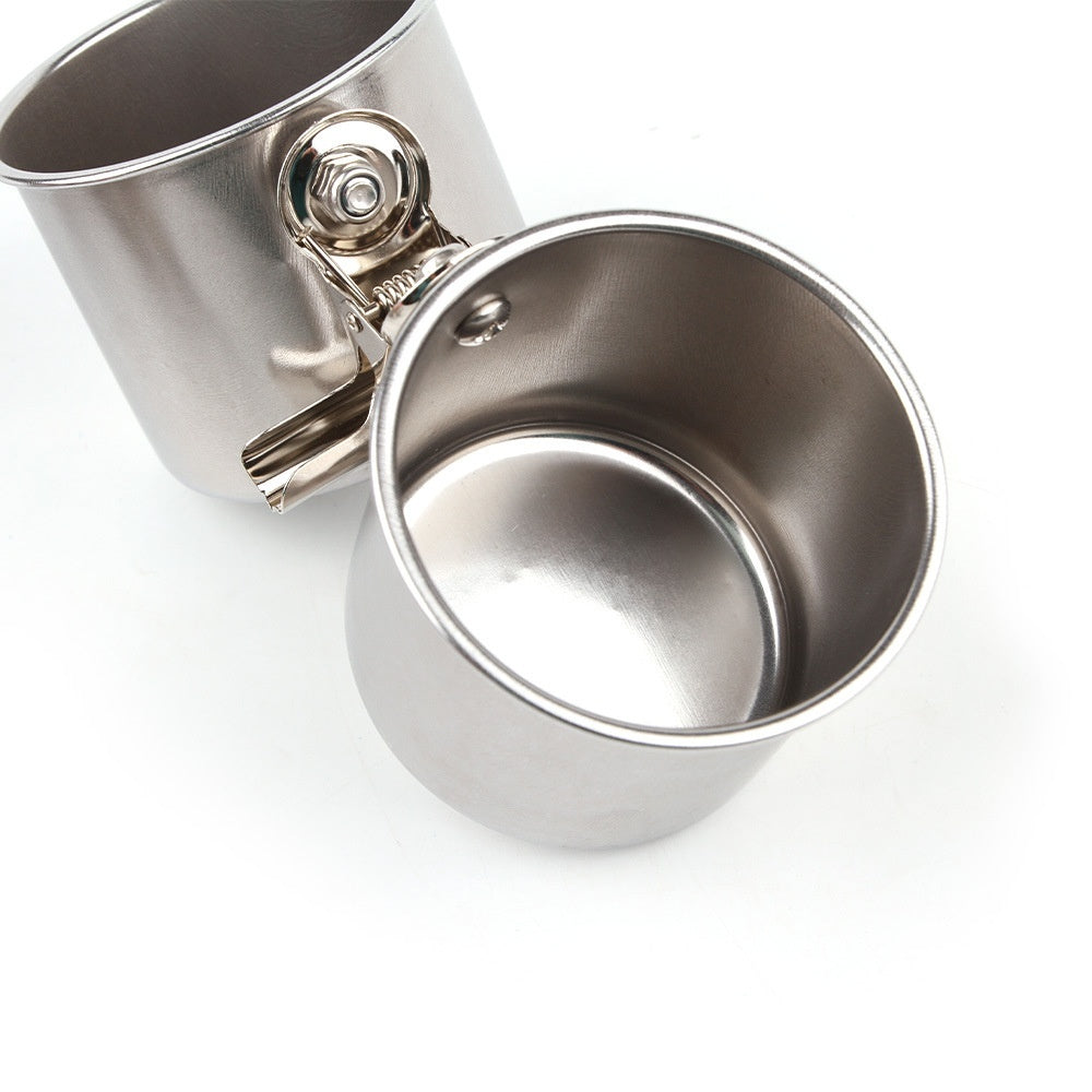HKM-415827 Stainless Steel Birdcage Food Container Outdoor Feeder - Available in Small, Medium, and Large