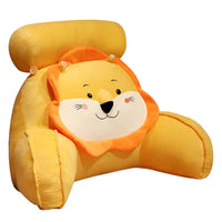 HKM-415955 Cartoon Animal-Themed Plush Back Chair Sofa Cushion for Kids' Rooms