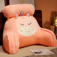 HKM-415955 Cartoon Animal-Themed Plush Back Chair Sofa Cushion for Kids' Rooms