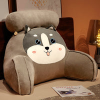 HKM-415955 Cartoon Animal-Themed Plush Back Chair Sofa Cushion for Kids' Rooms