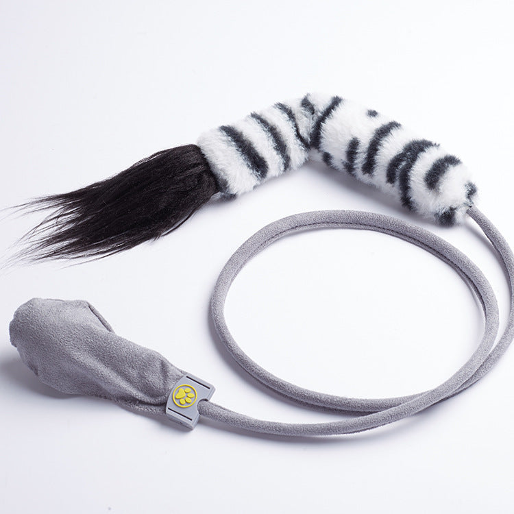 HKM-416019 Interactive Plush Fish Cat Toy with Catnip – Realistic Swinging Design for Engaging Play