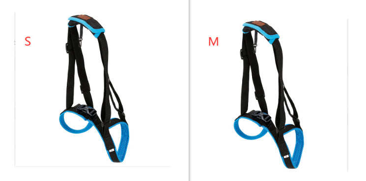 HKM-416083 Dog Hind Leg Support Harness - Adjustable Blue Auxiliary Belt for Walking