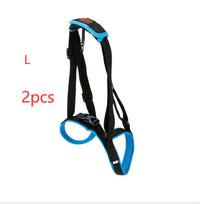 HKM-416083 Dog Hind Leg Support Harness - Adjustable Blue Auxiliary Belt for Walking