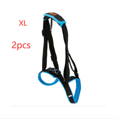 HKM-416083 Dog Hind Leg Support Harness - Adjustable Blue Auxiliary Belt for Walking
