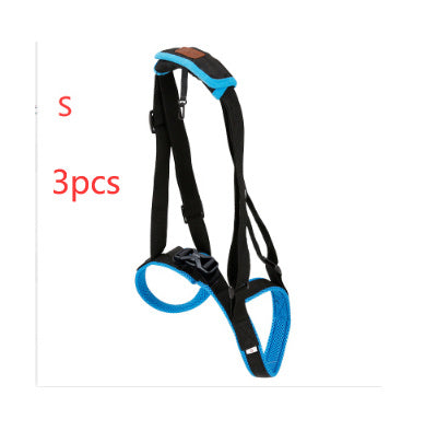 HKM-416083 Dog Hind Leg Support Harness - Adjustable Blue Auxiliary Belt for Walking