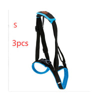 HKM-416083 Dog Hind Leg Support Harness - Adjustable Blue Auxiliary Belt for Walking