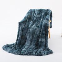 HKM-416147 Rainbow Tie-Dye Double Layer Blanket in Various Sizes and Colors