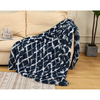 HKM-416147 Rainbow Tie-Dye Double Layer Blanket in Various Sizes and Colors