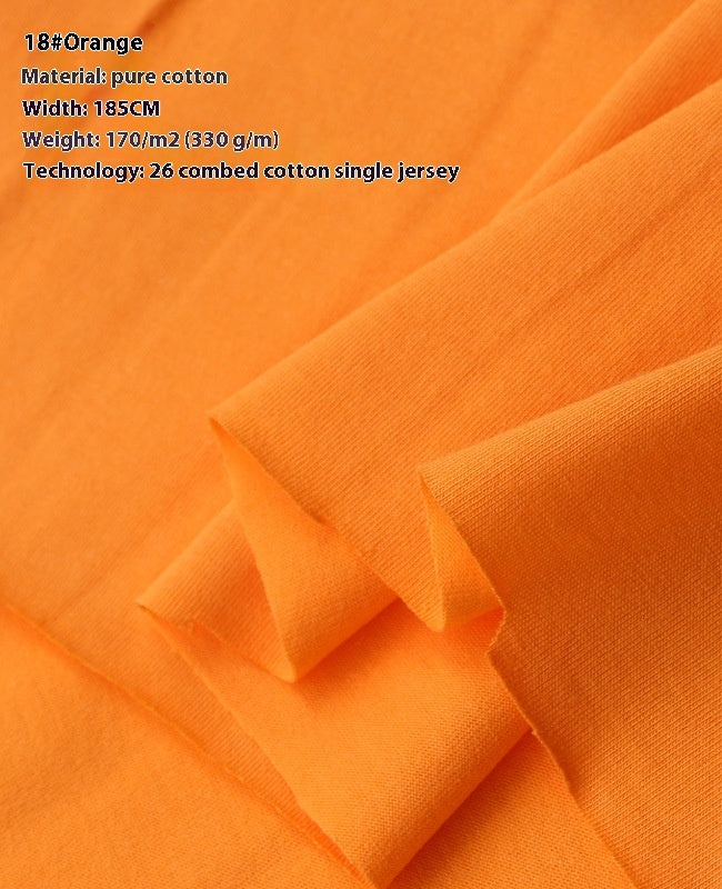 KTX-416275 Lightweight 100% Cotton Knitted T-Shirt for Dolls - Ideal for Spring with Floral Design