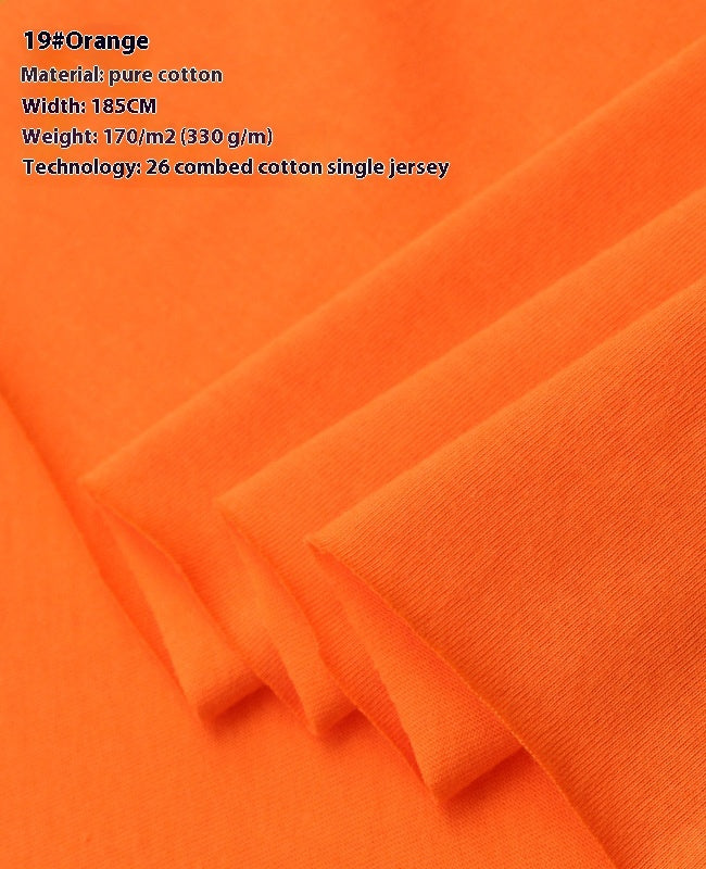 KTX-416275 Lightweight 100% Cotton Knitted T-Shirt for Dolls - Ideal for Spring with Floral Design