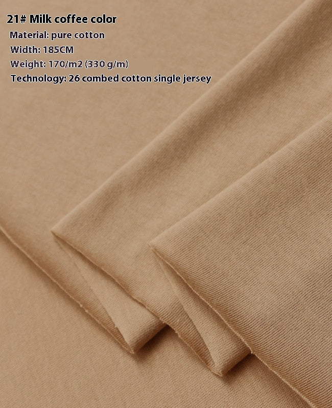 KTX-416275 Lightweight 100% Cotton Knitted T-Shirt for Dolls - Ideal for Spring with Floral Design