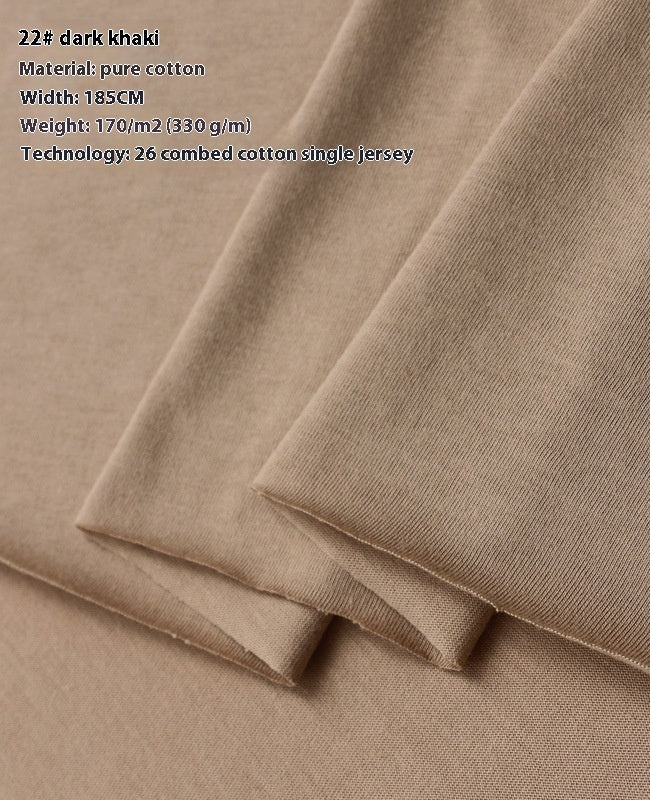 KTX-416275 Lightweight 100% Cotton Knitted T-Shirt for Dolls - Ideal for Spring with Floral Design