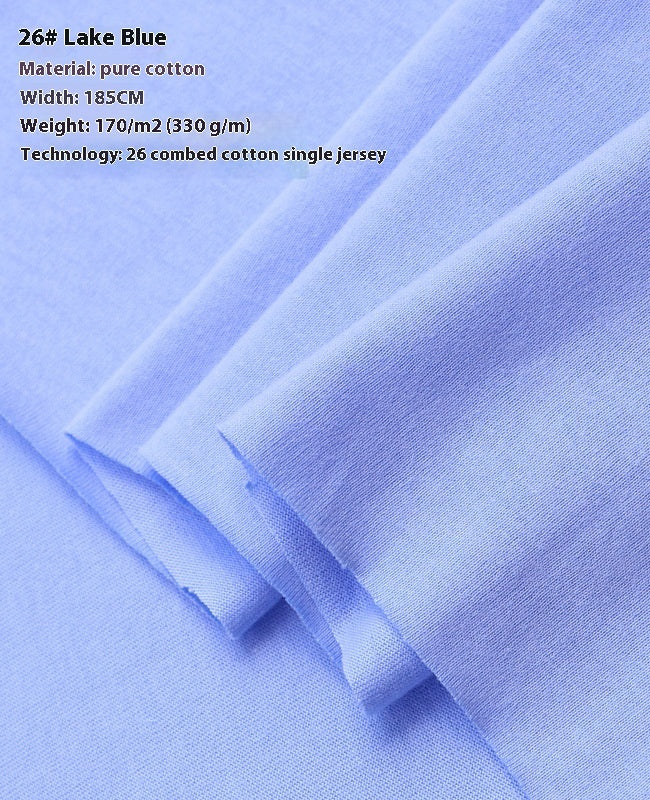 KTX-416275 Lightweight 100% Cotton Knitted T-Shirt for Dolls - Ideal for Spring with Floral Design