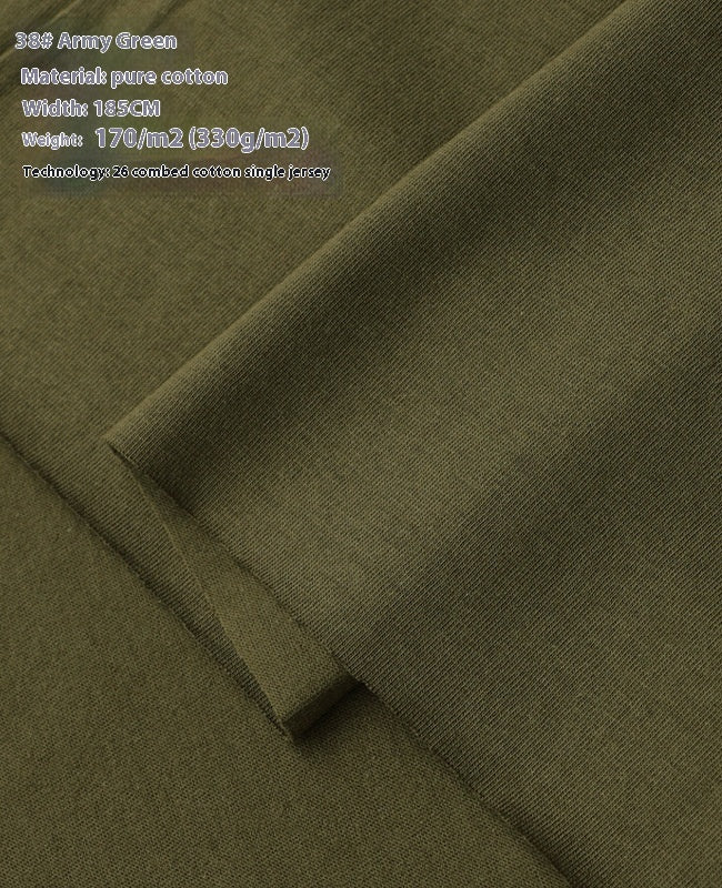 KTX-416275 Lightweight 100% Cotton Knitted T-Shirt for Dolls - Ideal for Spring with Floral Design