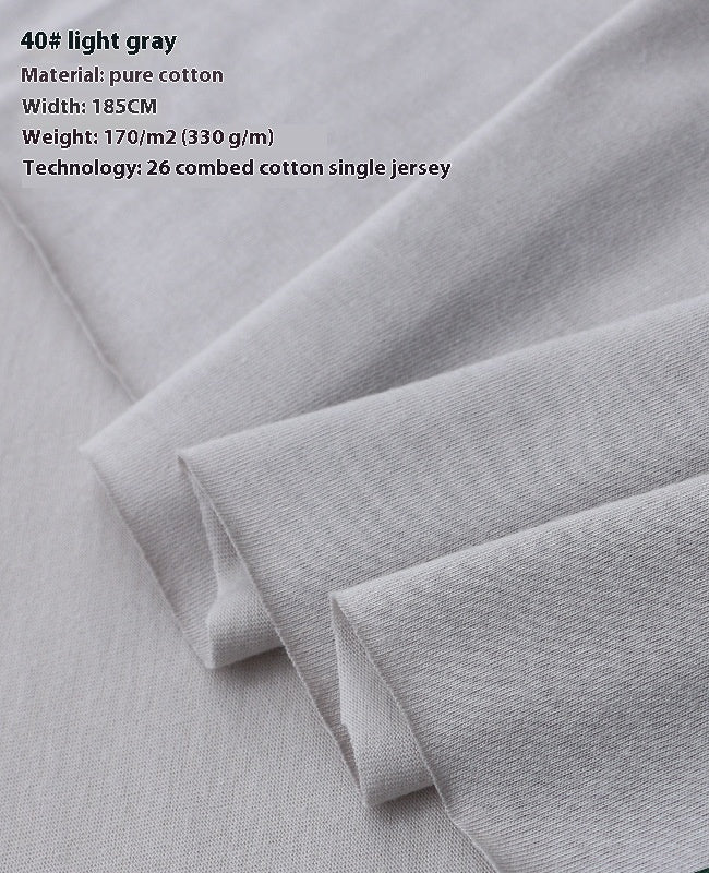 KTX-416275 Lightweight 100% Cotton Knitted T-Shirt for Dolls - Ideal for Spring with Floral Design