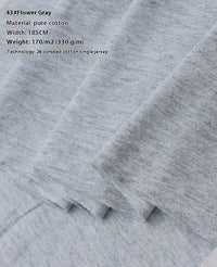 HKM-416275 Lightweight 100% Cotton Knitted T-Shirt for Dolls - Ideal for Spring with Floral Design