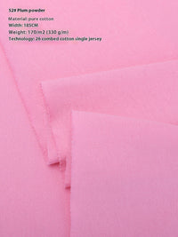 HKM-416275 Lightweight 100% Cotton Knitted T-Shirt for Dolls - Ideal for Spring with Floral Design