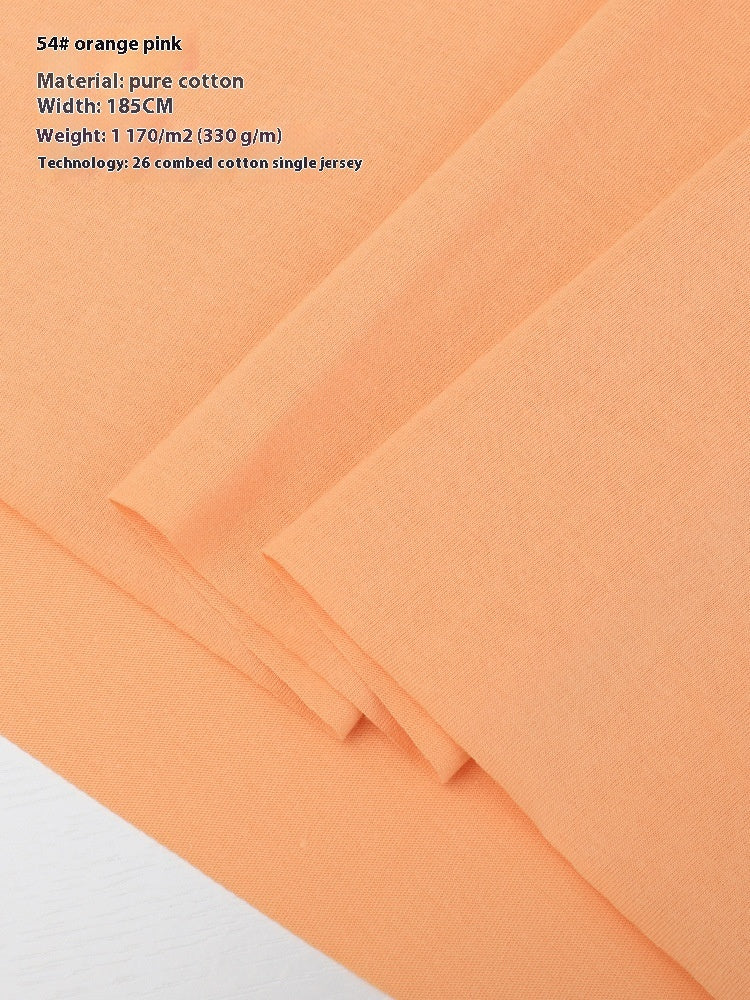 KTX-416275 Lightweight 100% Cotton Knitted T-Shirt for Dolls - Ideal for Spring with Floral Design