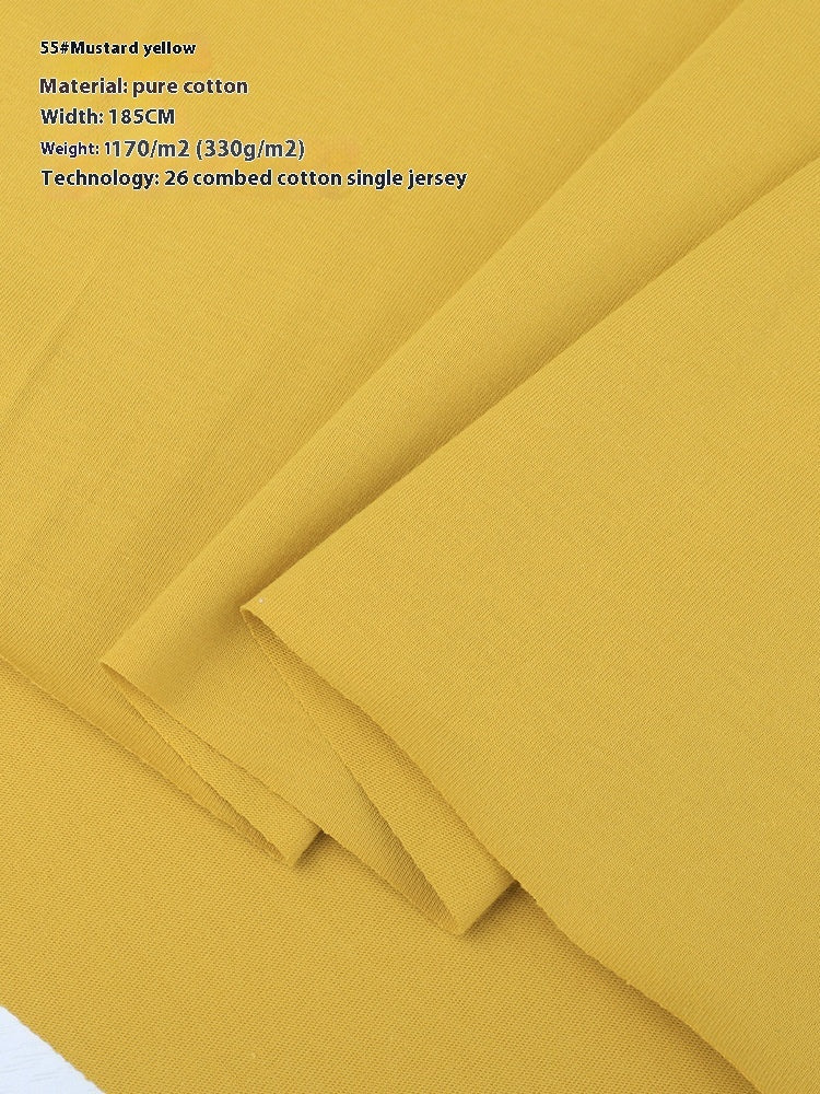 KTX-416275 Lightweight 100% Cotton Knitted T-Shirt for Dolls - Ideal for Spring with Floral Design