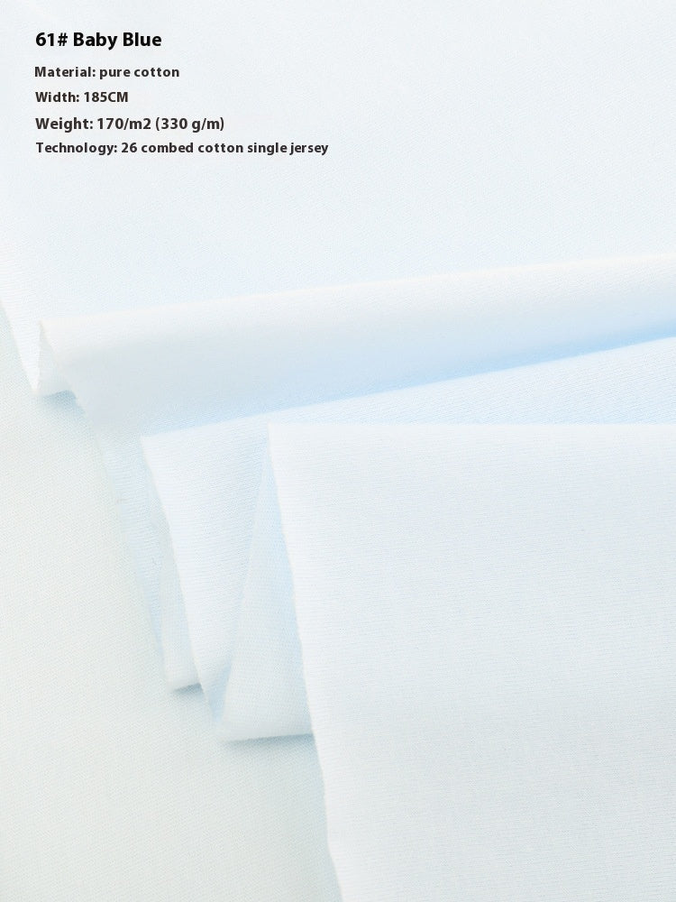 KTX-416275 Lightweight 100% Cotton Knitted T-Shirt for Dolls - Ideal for Spring with Floral Design