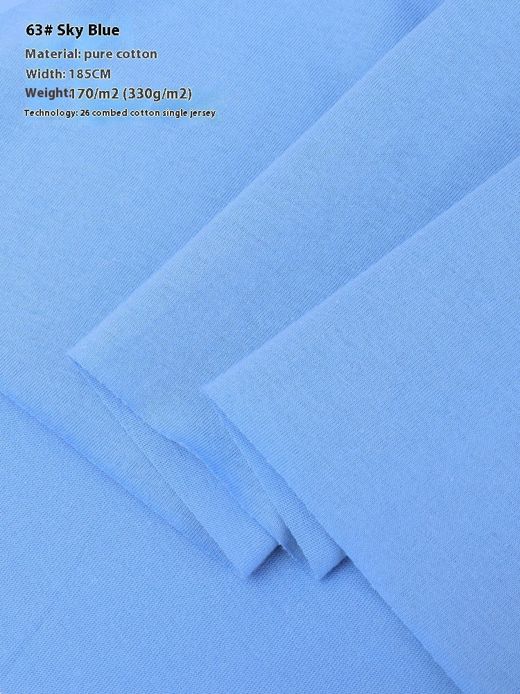 KTX-416275 Lightweight 100% Cotton Knitted T-Shirt for Dolls - Ideal for Spring with Floral Design