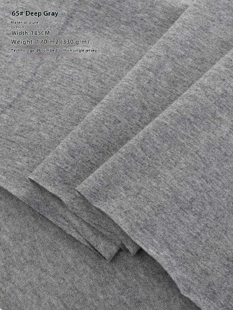 KTX-416275 Lightweight 100% Cotton Knitted T-Shirt for Dolls - Ideal for Spring with Floral Design