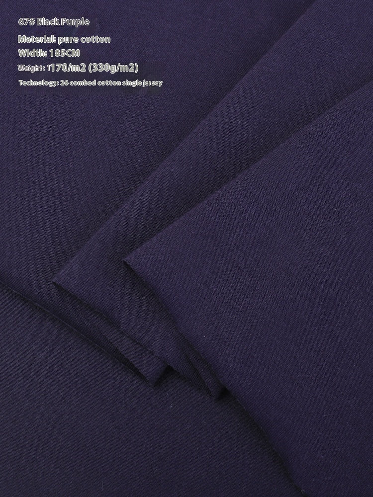 KTX-416275 Lightweight 100% Cotton Knitted T-Shirt for Dolls - Ideal for Spring with Floral Design