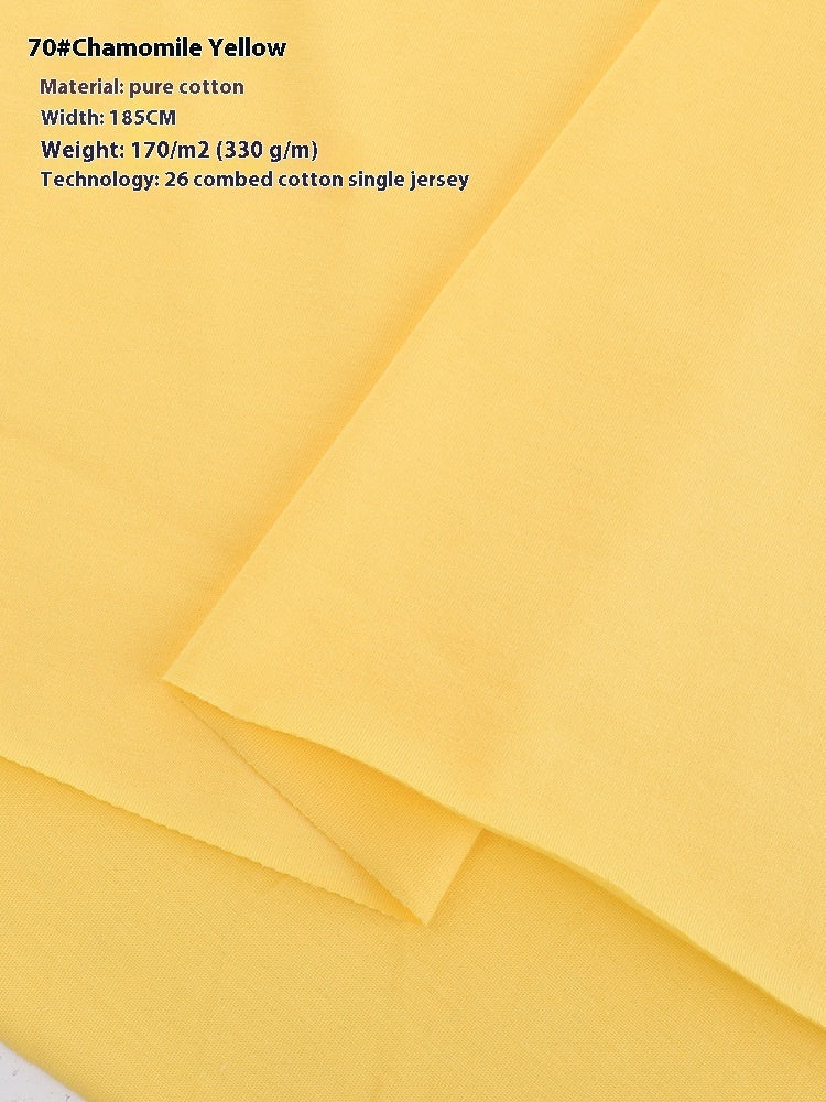 KTX-416275 Lightweight 100% Cotton Knitted T-Shirt for Dolls - Ideal for Spring with Floral Design