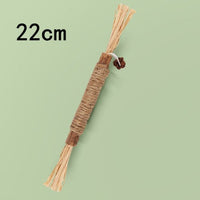 HKM-416339 Wooden Polygonum Molar Stick Cat Toy Tooth Cleaning Kitten Bite-resistant Catnip Teasing Snacks