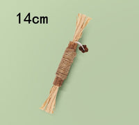 HKM-416339 Wooden Polygonum Molar Stick Cat Toy Tooth Cleaning Kitten Bite-resistant Catnip Teasing Snacks