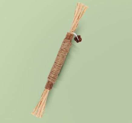 HKM-416339 Wooden Polygonum Molar Stick Cat Toy Tooth Cleaning Kitten Bite-resistant Catnip Teasing Snacks