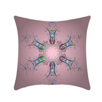 HKM-416403 Mandala Ethnic Print Single-Sided Bolster Cushion - 45x45cm, Various Colors