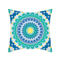 HKM-416403 Mandala Ethnic Print Single-Sided Bolster Cushion - 45x45cm, Various Colors