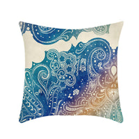 HKM-416403 Mandala Ethnic Print Single-Sided Bolster Cushion - 45x45cm, Various Colors
