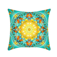 HKM-416403 Mandala Ethnic Print Single-Sided Bolster Cushion - 45x45cm, Various Colors