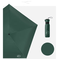 HKM-416403 Ultra-Light Compact Thumb Umbrella with UPF 50+ UV Protection in Solid Colors and Prints