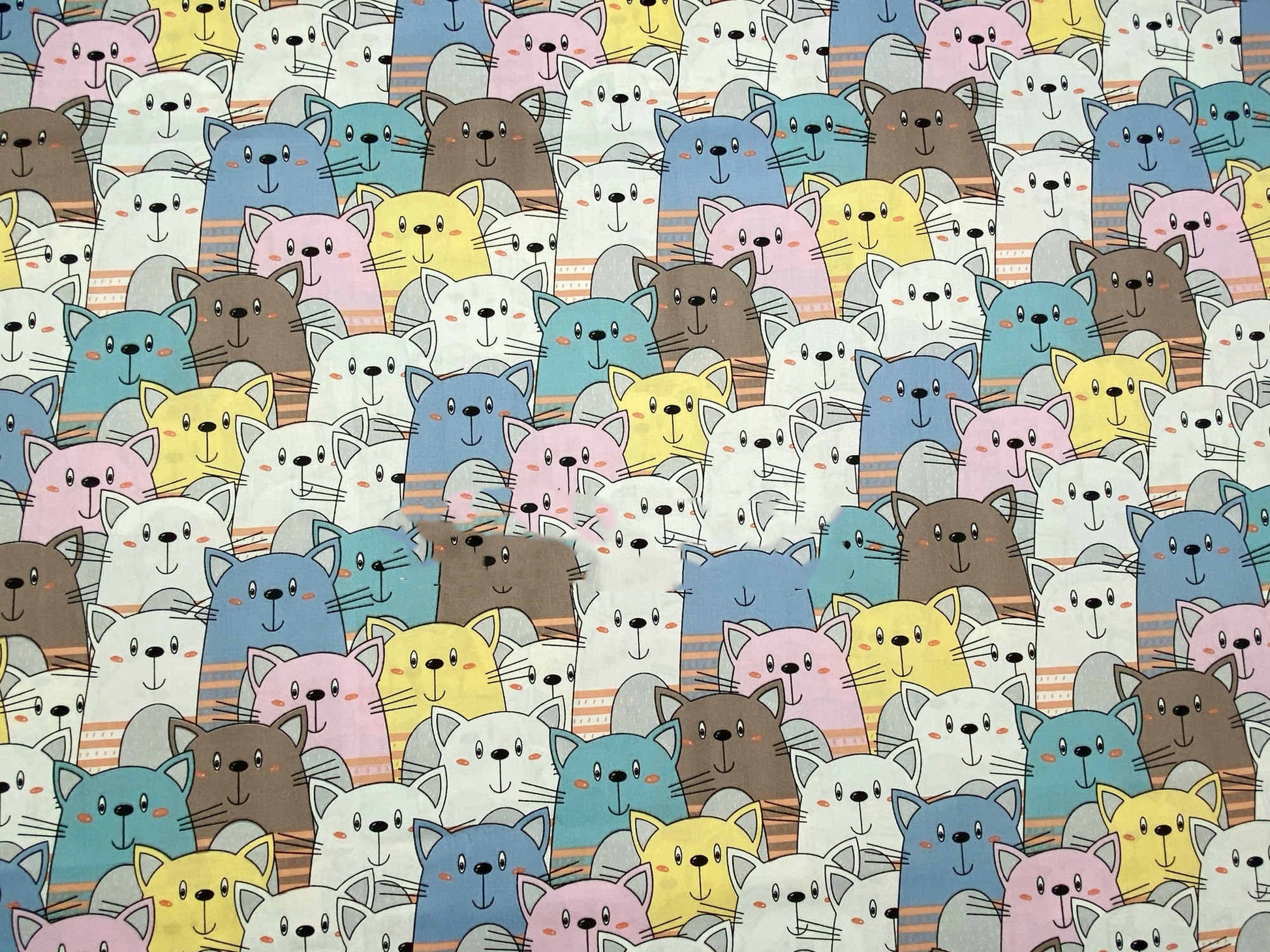 HKM-416531 Cotton Twill Quilt Cover with Cartoon Plant and Animal Prints - Multiple Colors Available