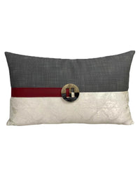HKM-416531 Elegant Jacquard Woven Leather Pillowcase - Available in Square and Rectangular Sizes