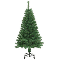 HKM-416531 Realistic PVC Artificial Christmas Tree with Thick Branches, 150 cm Height and Metal Stand