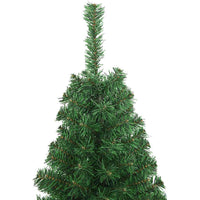 HKM-416531 Realistic PVC Artificial Christmas Tree with Thick Branches, 150 cm Height and Metal Stand