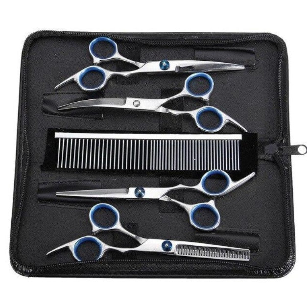 HKM-416659 7-Inch Pet Trimming Shears for Dogs, Cats, and Small Animals - 4CR Stainless Steel