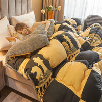 HKM-416723 Thickened Bamboo Fiber Winter Quilt – All Seasons, Various Cute Designs